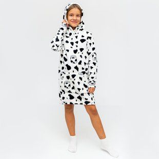 Flamingo bathrobe for girls, color: White , size: 152, sku 881-910 881-910