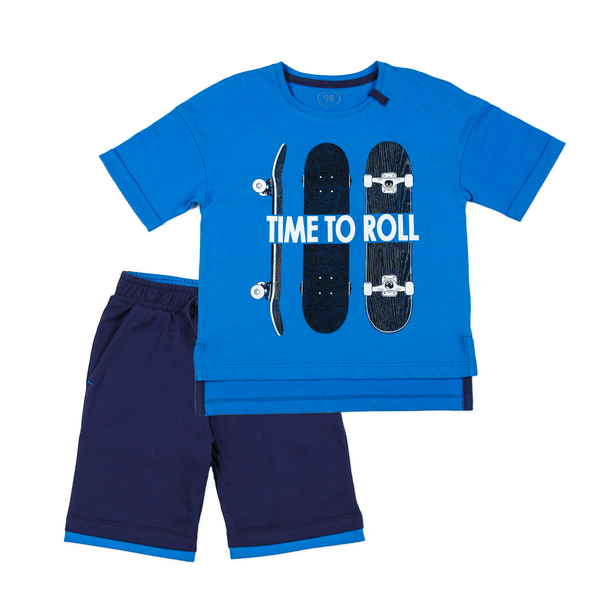 Комплект для хлопчиків Фламінго, колір: Синій , розмір: 122, арт. 868-114 868-114 фото