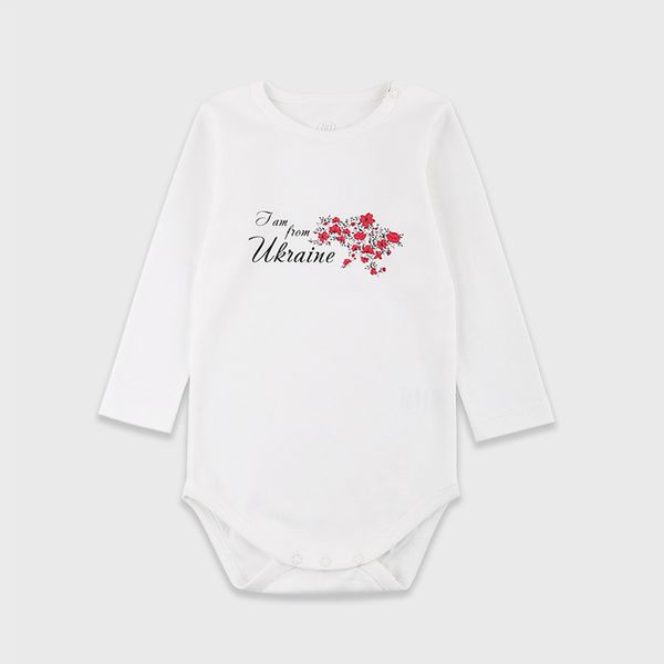 Bodysuit for children Flamingo "UKRAINE White, size: 62, art. 127-060