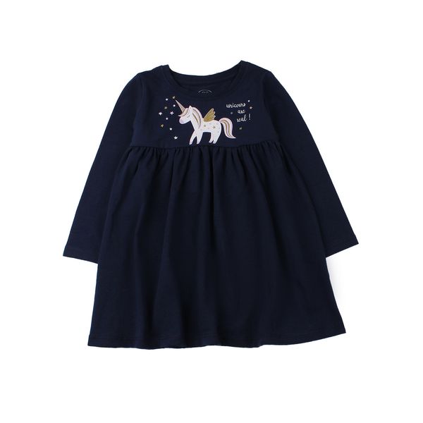 Плаття для дівчаток Фламінго, колір: Синій, розмір: 92, арт. 100-417 100-417 фото