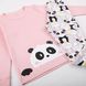 Flamingo pajamas for girls Powder, size: 128, sku 247-080