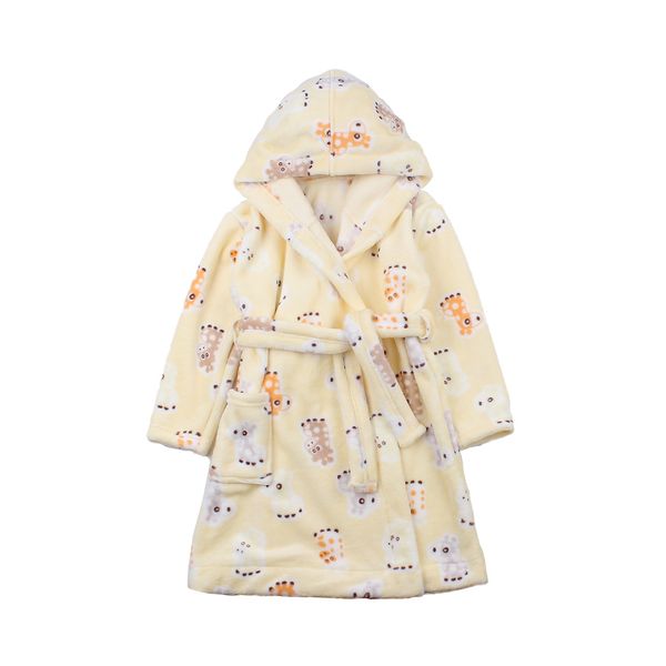 Children's bathrobe Flamingo Yellow, size: 98, sku 882-910