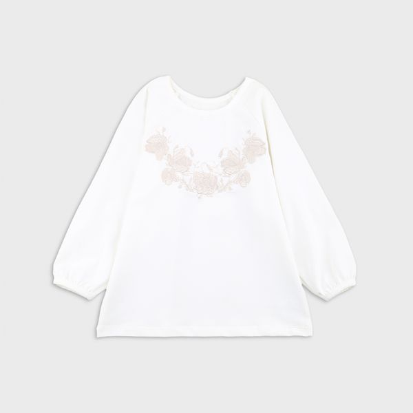 Блузка для дівчаток Фламінго, колір: Молочний, розмір: 92, арт. 337-417 337-417 фото