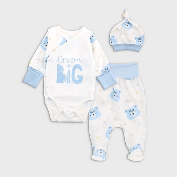 Nursery set Flamingo 3 items, color: Light blue, size: 56, sku 433-084