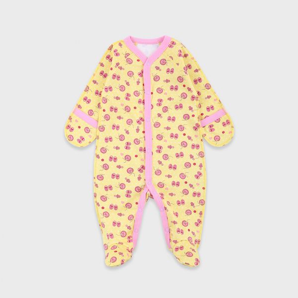 Baby overalls Flamingo, color: Yellow, size: 56, sku 669-070