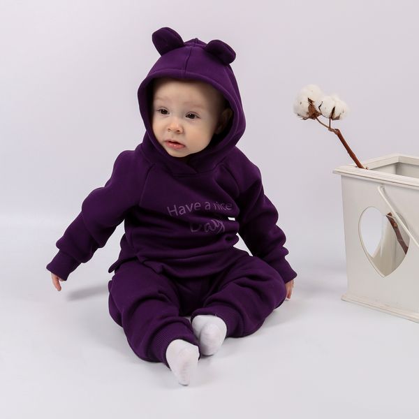 Комплект дитячий Фламінго, колір: Фіолетовий, розмір: 80, арт. 525-341 525-341 фото