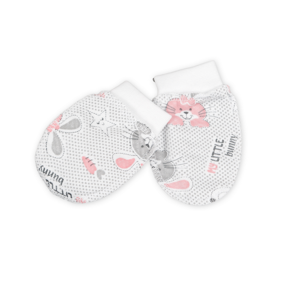 Mittens for newborns Flamingo, color: Melange, size: 36, sku 481-310И