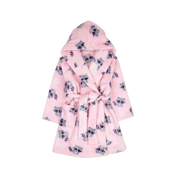 Flamingo bathrobe for girls Pink, size: 122, sku 883-910