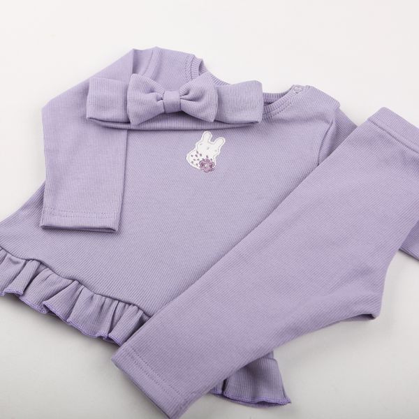 Set for girls Flamingo Lavender, size: 80, art. 355-1109 355-1109