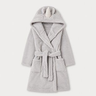 Bathrobe for children Flamingo, color: Gray, size: 110-116, sku 789-900 789-900