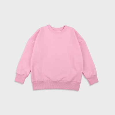 Sweatshirt for girls for Flamingo Light pink, size: 140, sku 866-325