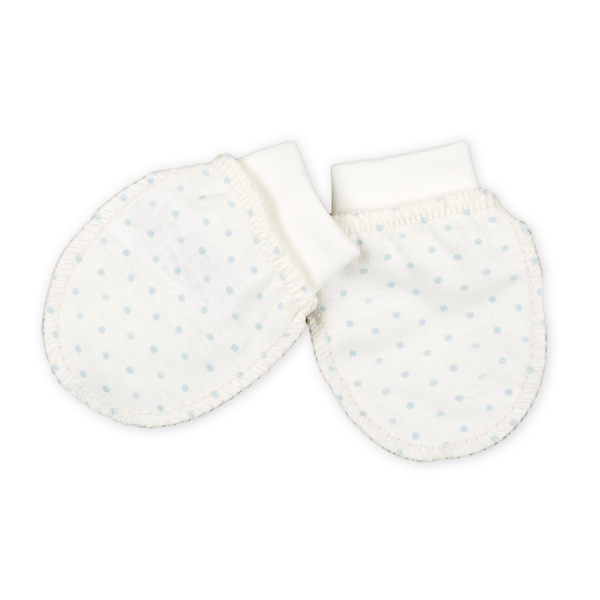 Mittens for newborns Flamingo, color: Light blue, size: 36, sku 481-117