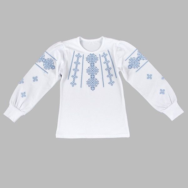 Блузка для дівчаток Фламінго, колір: Білий, розмір: 158, арт. 800-412 800-412 фото