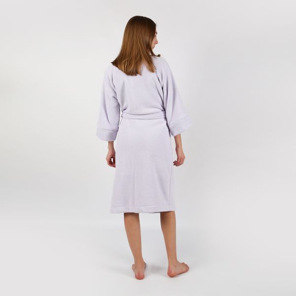 Women's bathrobe, color: Lavender, size: XL-XXL, sku 096-909