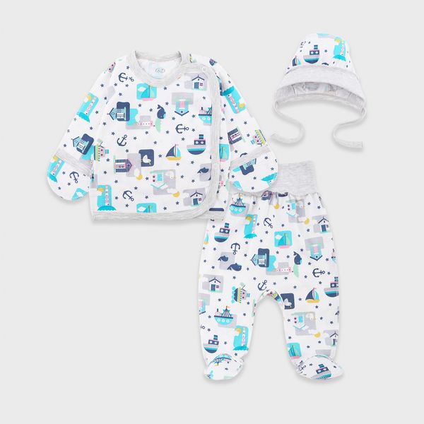 Suit nursery Flamingo White, size: 62, art. 695-074