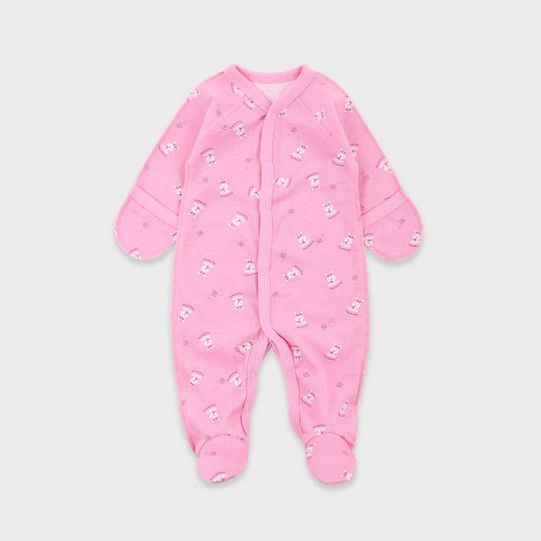 Baby overalls Flamingo, color: Pink, size: 62, sku 669-070