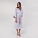 Women's bathrobe, color: Lavender, size: XL-XXL, sku 096-909