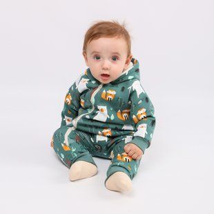 Nursery jumpsuit Flamingo, color: Green, size: 92, sku 614-056 614-056