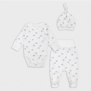 Nursery set Flamingo 3 items, color: Lactic, size: 62, sku 433-095