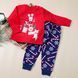 Nursery pajamas Flamingo Textil, color: Red/blue, size: 80, sku 109-112 109-112 #1