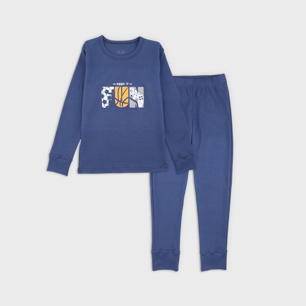 Pajamas for boys from Flamingo, color: Blue, size: 116, sku 256-090