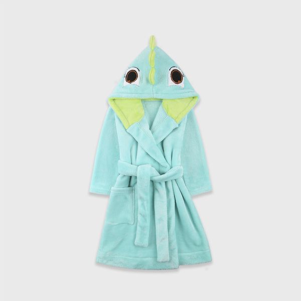 Dressing gown for girls "DINO Mint, size: 98, sku 714-909