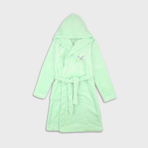 Children's bathrobe Flamingo, color: Lettuce, size: 134, sku 883-900