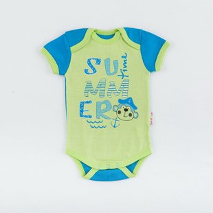 Bodysuit baby Flamingo, color: Lettuce, size: 62, sku 489-1006