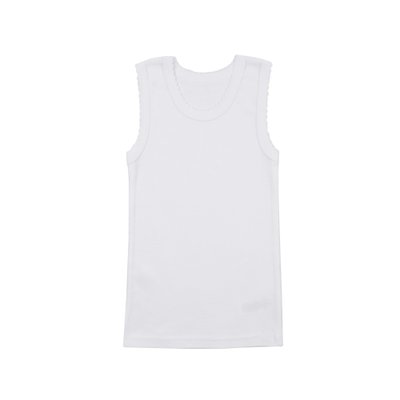 T-shirt for girls Flamingo, color: White, size: 134, sku 302-1006