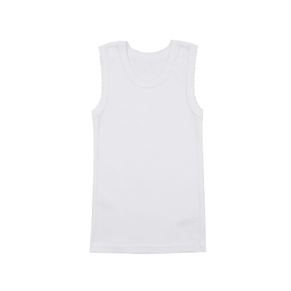 T-shirt for girls Flamingo, color: White, size: 134, sku 302-1006