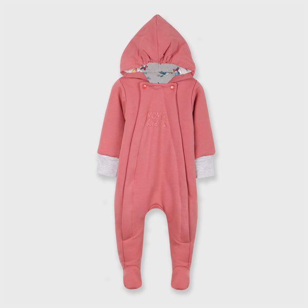 Top overalls for girls Flamingo, color: Powder, size: 56, sku 196-004