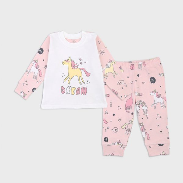 Nursery pajamas Flamingo, color: Lactic, size: 80, sku 613-102