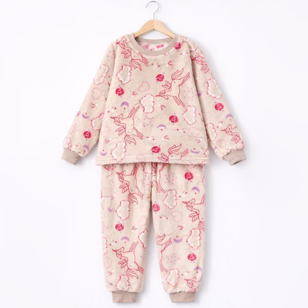 Children's terry set Flamingo Textil, color: Beige, size: 146-152, sku 855-910 855-910