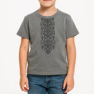 T-shirt for boy Flamingo, color: Khaki, size: 158, sku 778-061 778-061