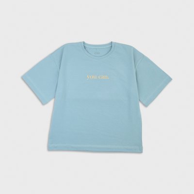 Children's T-shirt Flamingo, color: Mint, size: 164, sku 1005-417