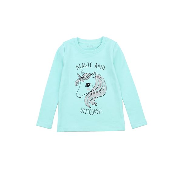 Jumper for girls Flamingo, color: Menthol, size: 98, sku 923-407