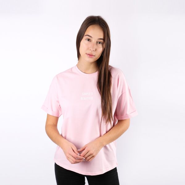 Women's T-shirt ZAVA Pink, size: S, sku 032-417