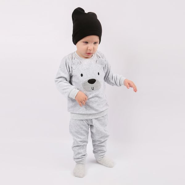 Комплект дитячий Фламінго, колір: Сірий, розмір: 86, арт. 601-041 601-041 фото