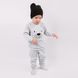 Комплект дитячий Фламінго, колір: Сірий, розмір: 86, арт. 601-041 601-041 фото 1