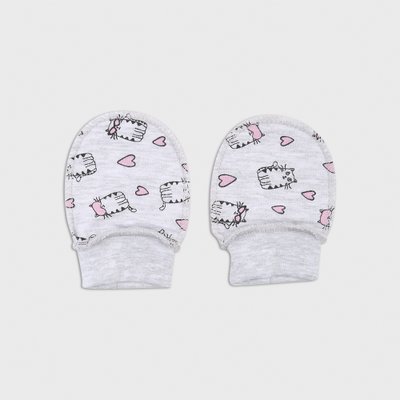 Царапки для новорожденных Фламинго, цвет: Серый, размер: 36, арт. 481-310И 481-310И фото
