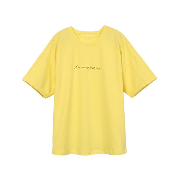 Women's T-shirt ZAVA Yellow, size: XL, sku 032-417