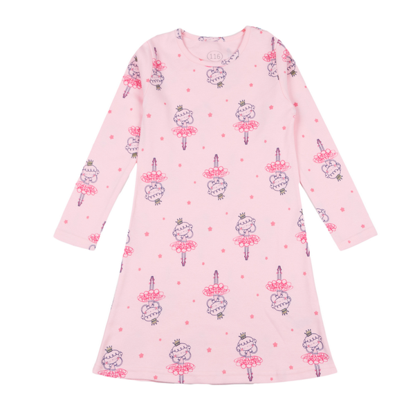 Flamingo nightgown for girls Pink, size: 98, sku 234-222