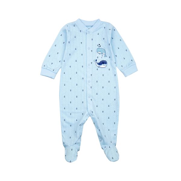 Baby overalls Flamingo, color: Light blue, size: 68, sku 647-021