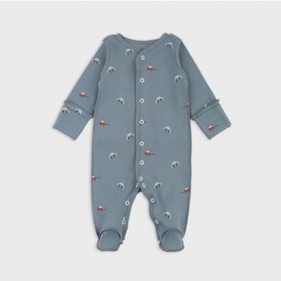 Baby overalls Flamingo, color: Blue, size: 62, sku 365-101