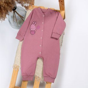 Nursery jumpsuit Flamingo Textil, color: Ash pink, size: 74, sku 427-132 427-132