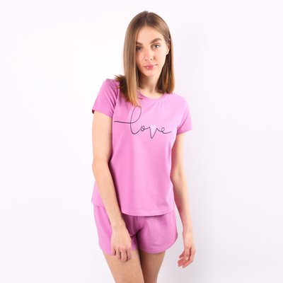 Home pajamas "LOVE Lilac, size: XL, sku 017-417