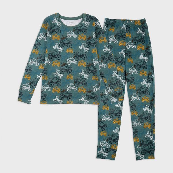 Boy's pajamas Flamingo, color: Green, size: 140, sku 249-102