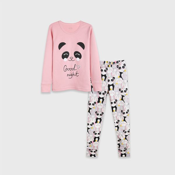 Pajamas for girls Flamingo Dark powder, size: 122, sku 247-054