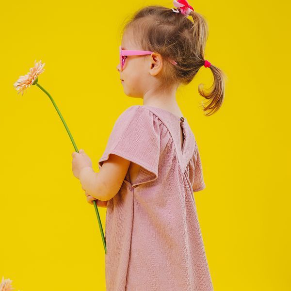 Dress for girls Flamingo, color: Ash pink, size: 110, sku 1051-707 1051-707
