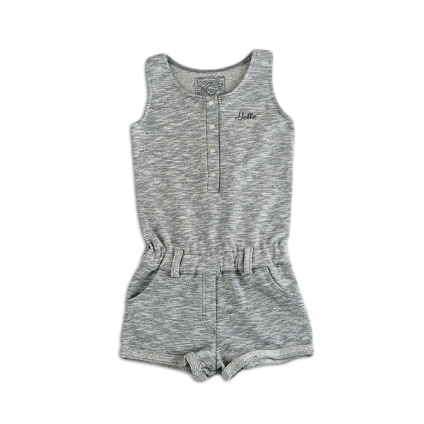 Flamingo jumpsuit for girls Gray, size: 122, sku 772-316